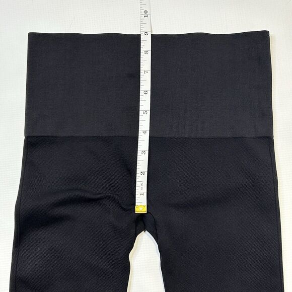 Spanx Look At Me Now Seamless Crop Leggings Very Black Medium Style #FL3515 - Picture 10 of 13